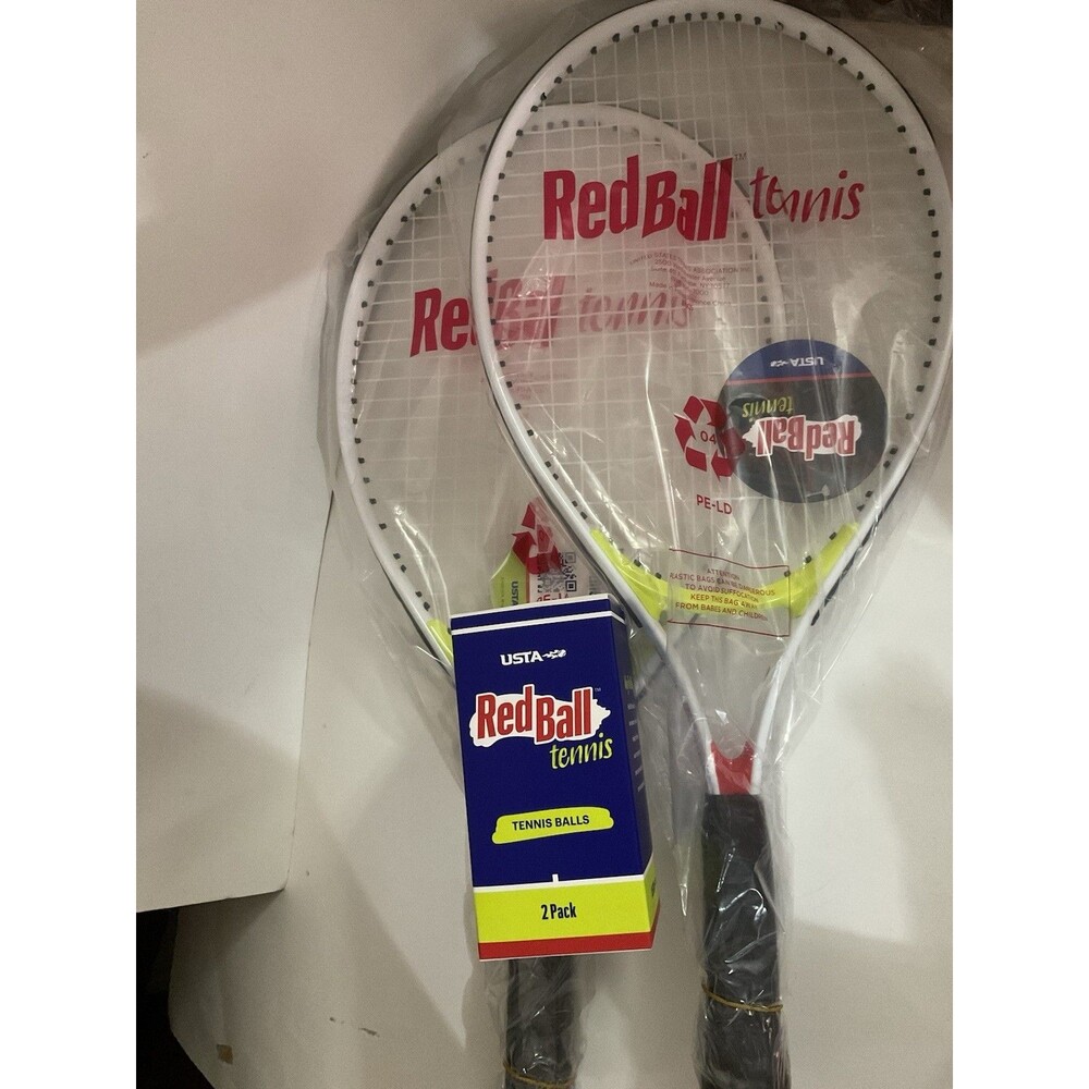 Redball Red Ball Tennis Rackets and 2 balls